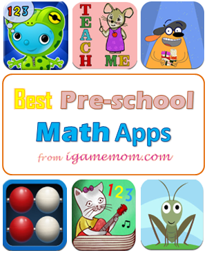 Best Preschool Math Apps from iGameMom