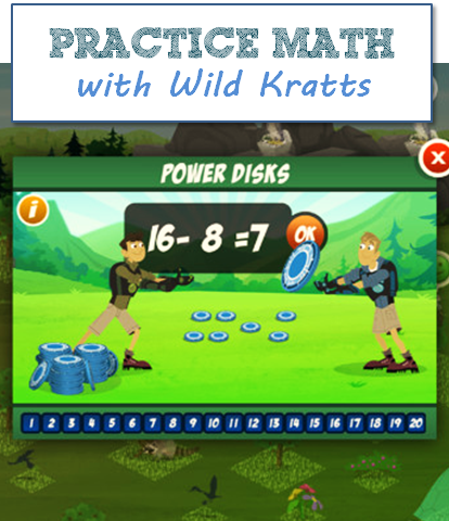 Wildcat Math Math App from Wild Kratts on PBS Kids
