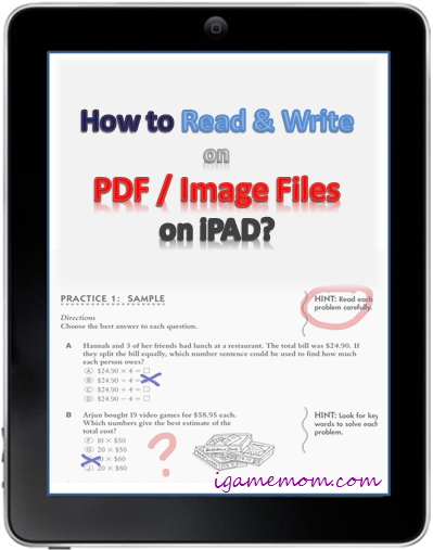 How to Read and Write on PDF on iPAD