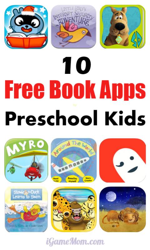 10 FREE Book Apps for Preschool Kids, all with high quality, engaging stories, and intelligent use of tablet features. Fun and interactive, these are great early child literacy resources for school, homeschool, home book reading.