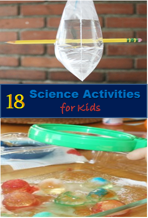 18 simple science experiments for kids, all are easy and fun, even kindergarten kids can do. Great kids STEM activities for both classroom and home, also are good as homeschool science project ideas.