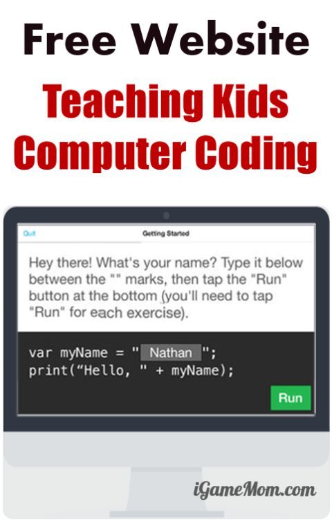 A website dedicated to teaching kids computer coding for free. Different from many other computer coding programs, this site teaches kids how to write actual codes, instead of coding blocks with images. The short lessons are interactive activities, so it is still fun. If your kids are ready to learn serious computer programming, this is a good place to start.