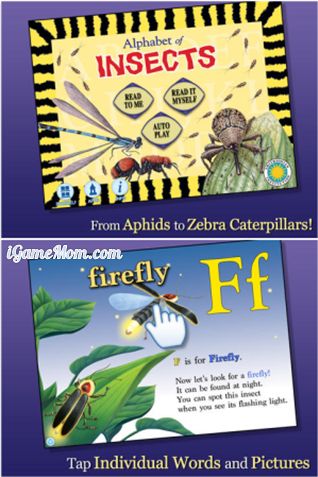 learn insects and alphabet in one app