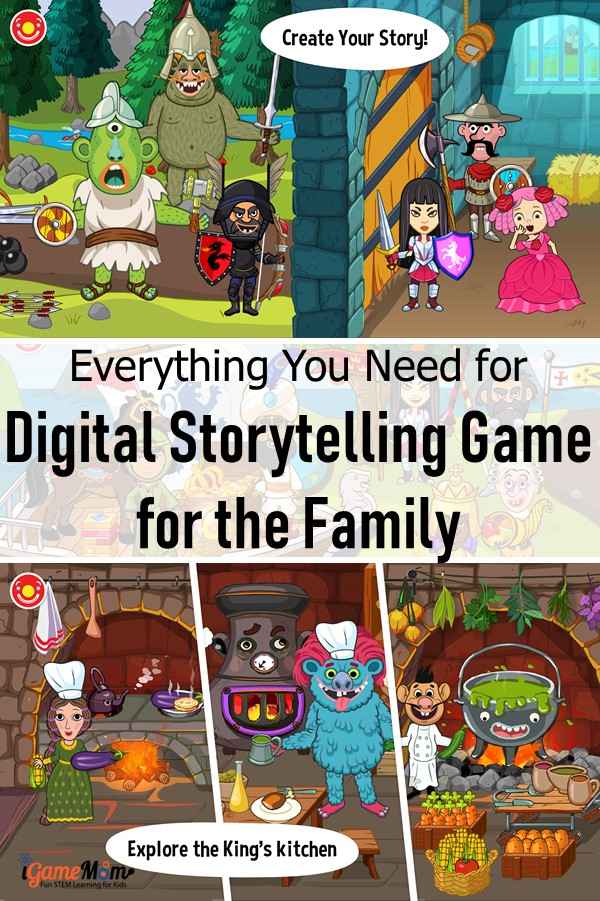 Role Play storytelling App for Kids imaginative play and creativity