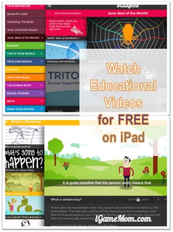 Watch Educational Videos on iPad for Free