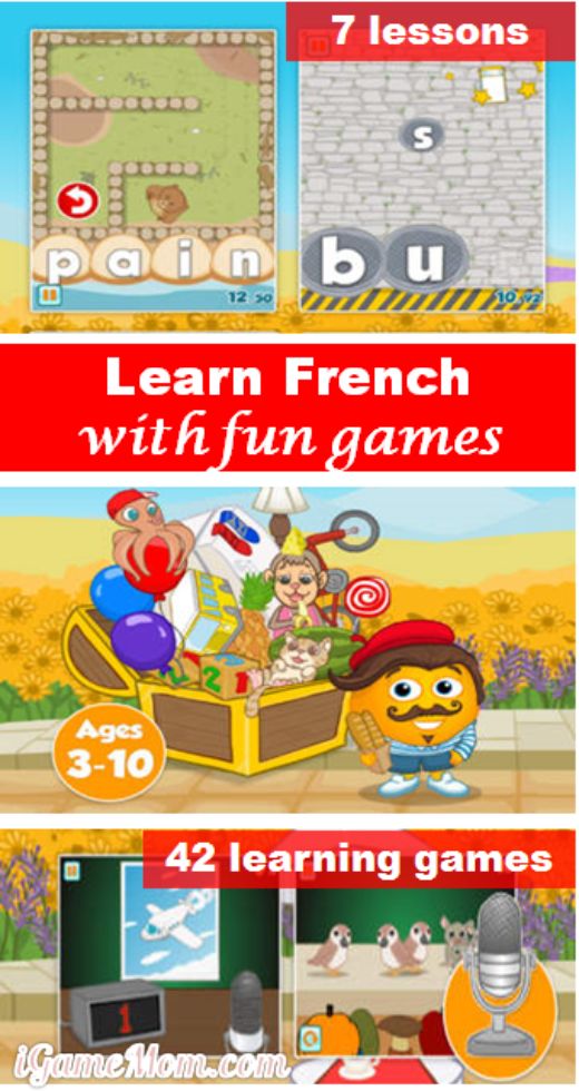 Learn French with fun games kids love