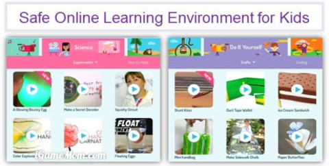 safe online learning environment for kids - WonderBox free app