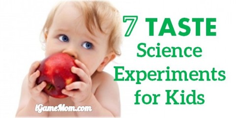 taste science experiment for kids of all ages