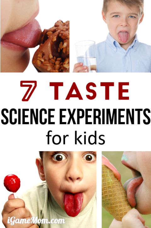 Fun science experiments for kids to learn about sense of taste, why can we taste different flavors? Does nose play a role in taste? Wonderful resource for 5-senses study with STEM activities for kids of all ages, from preschool, kindergarten, to school age.