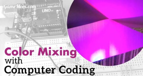 learn color mixing with computer coding