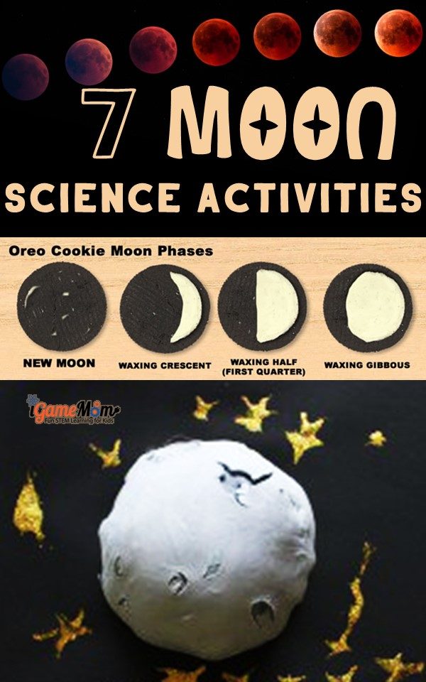 Moon Science Activities Kids Love: why we always see the same face of the moon, Moon phases with Oreo, How does moon rotate? Interesting STEM facts through fun activities for kids