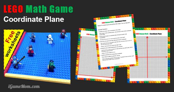 LEGO Ninjago Math Game Coordinate Plane