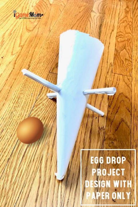 egg drop project using only paper