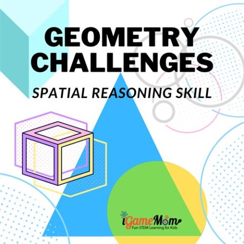 geometry challenge set for spatial reasoning skills